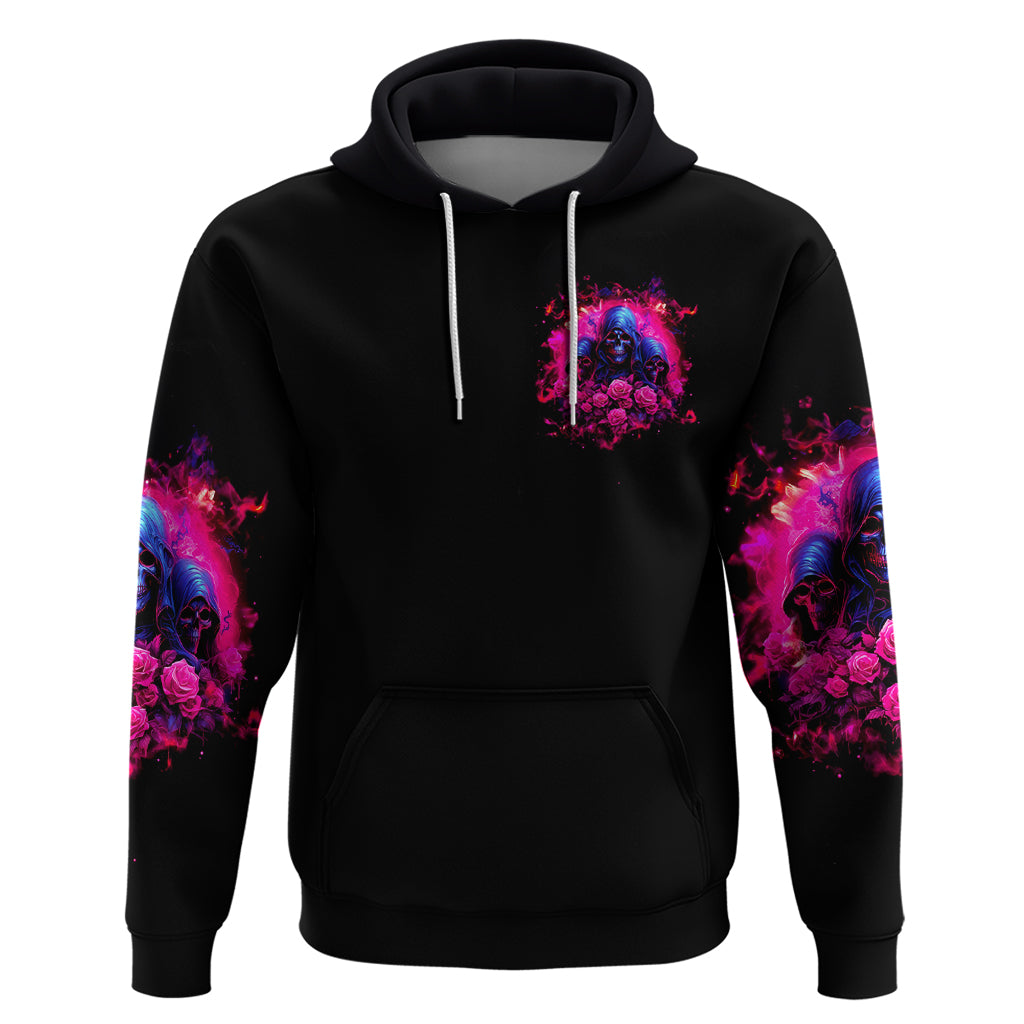 Rose Skull Hoodie I Have 3 Sides And You Never Want To See - Wonder Print Shop