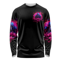 Rose Skull Long Sleeve Shirt I Have 3 Sides And You Never Want To See - Wonder Print Shop