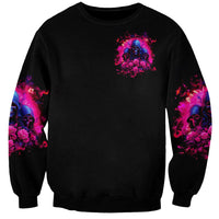 Rose Skull Sweatshirt I Have 3 Sides And You Never Want To See - Wonder Print Shop
