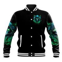 Flame Skull Baseball Jacket I Don't Stop When I Tired I Stop When I Fucking Done - Wonder Print Shop