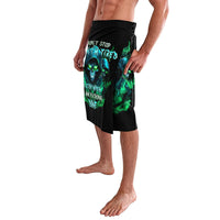 Flame Skull Lavalava I Don't Stop When I Tired I Stop When I Fucking Done - Wonder Print Shop