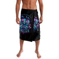 Rose Skull Lavalava Stuck Between IDK IDC And IDGAF - Wonder Print Shop