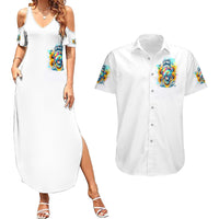 Skull Girl Couples Matching Summer Maxi Dress and Hawaiian Shirt Assuming I Was Like Most Girls Was Your First Mistake - Wonder Print Shop