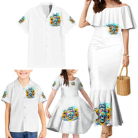 Skull Girl Family Matching Mermaid Dress and Hawaiian Shirt Assuming I Was Like Most Girls Was Your First Mistake - Wonder Print Shop