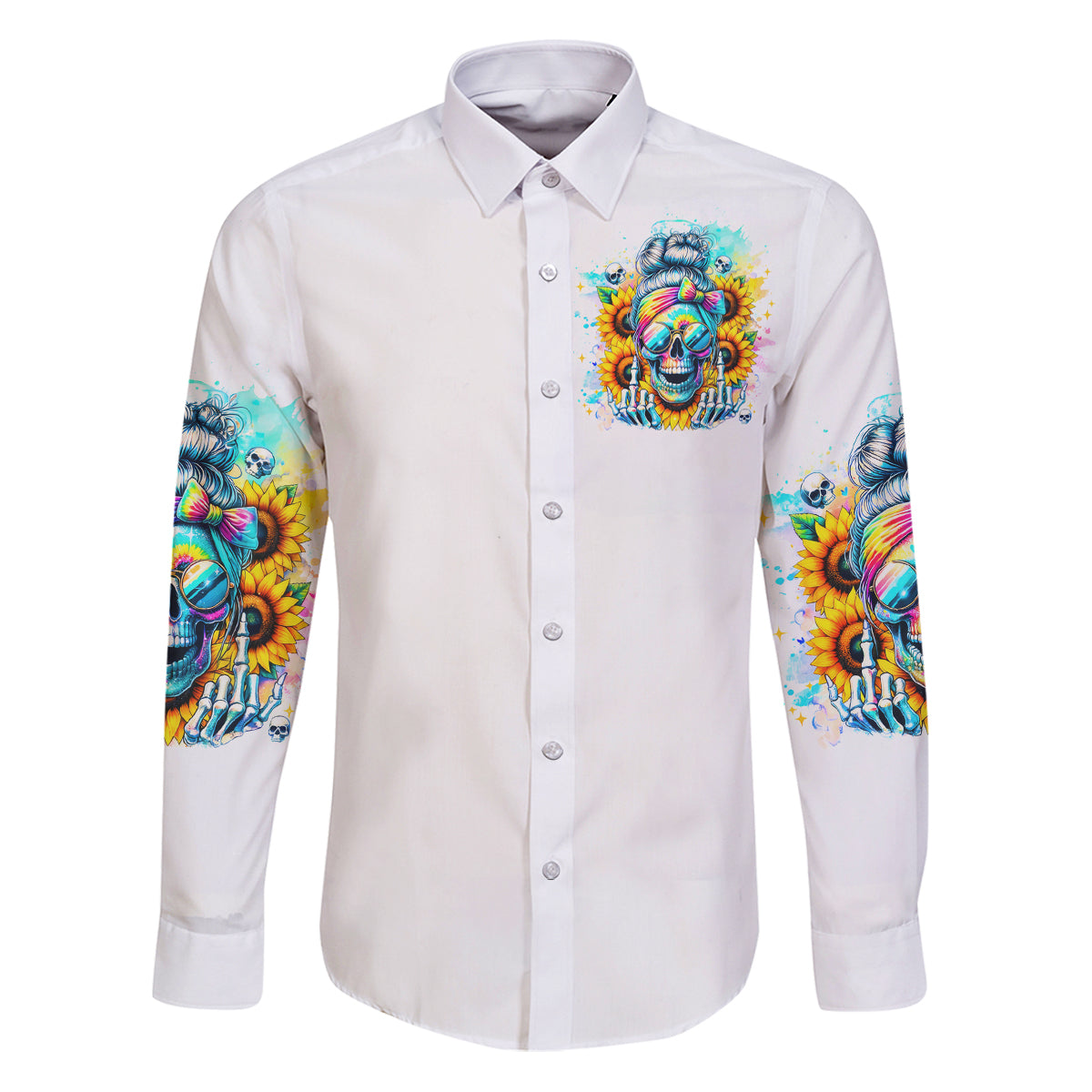 Skull Girl Family Matching Puletasi and Hawaiian Shirt Assuming I Was Like Most Girls Was Your First Mistake - Wonder Print Shop