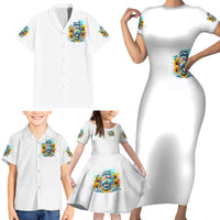 Skull Girl Family Matching Short Sleeve Bodycon Dress and Hawaiian Shirt Assuming I Was Like Most Girls Was Your First Mistake - Wonder Print Shop