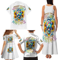 Skull Girl Family Matching Tank Maxi Dress and Hawaiian Shirt Assuming I Was Like Most Girls Was Your First Mistake - Wonder Print Shop