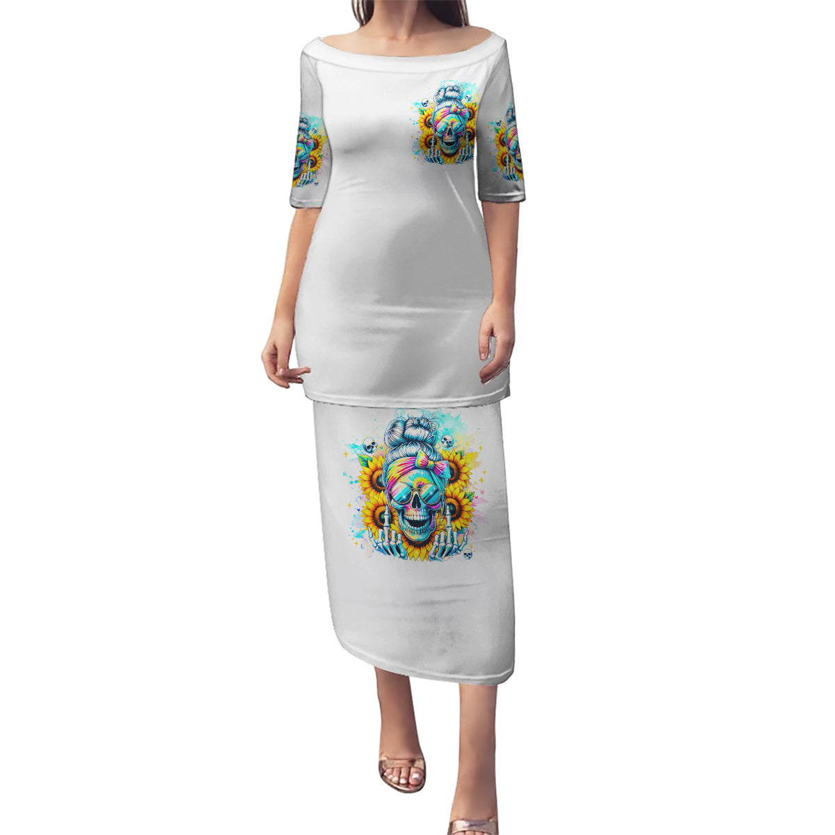 Skull Girl Puletasi Assuming I Was Like Most Girls Was Your First Mistake - Wonder Print Shop