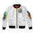 Skull Girl Sleeve Zip Bomber Jacket Assuming I Was Like Most Girls Was Your First Mistake - Wonder Print Shop