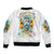 Skull Girl Sleeve Zip Bomber Jacket Assuming I Was Like Most Girls Was Your First Mistake - Wonder Print Shop