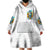 Skull Girl Wearable Blanket Hoodie Assuming I Was Like Most Girls Was Your First Mistake - Wonder Print Shop