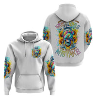 Skull Girl Zip Hoodie Assuming I Was Like Most Girls Was Your First Mistake - Wonder Print Shop