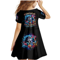 Couple Skull Family Matching Mermaid Dress and Hawaiian Shirt It't You And Me Against The World Baby - Wonder Print Shop