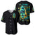 Flame Skull Baseball Jersey The Good Girl In Me Got Tired Of The Bullshit - Wonder Print Shop