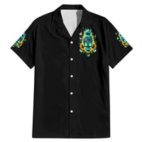 Flame Skull Family Matching Mermaid Dress and Hawaiian Shirt The Good Girl In Me Got Tired Of The Bullshit - Wonder Print Shop