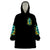 Flame Skull Wearable Blanket Hoodie The Good Girl In Me Got Tired Of The Bullshit - Wonder Print Shop