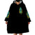 Flame Skull Wearable Blanket Hoodie The Good Girl In Me Got Tired Of The Bullshit - Wonder Print Shop
