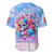 Rose Skull Baseball Jersey The Good Girl In Me Got Tired Of The Bullshit - Wonder Print Shop