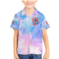 Rose Skull Family Matching Mermaid Dress and Hawaiian Shirt The Good Girl In Me Got Tired Of The Bullshit - Wonder Print Shop