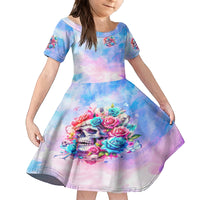 Rose Skull Family Matching Tank Maxi Dress and Hawaiian Shirt The Good Girl In Me Got Tired Of The Bullshit - Wonder Print Shop