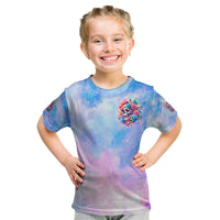 Rose Skull Kid T Shirt The Good Girl In Me Got Tired Of The Bullshit - Wonder Print Shop
