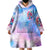 Rose Skull Wearable Blanket Hoodie The Good Girl In Me Got Tired Of The Bullshit - Wonder Print Shop