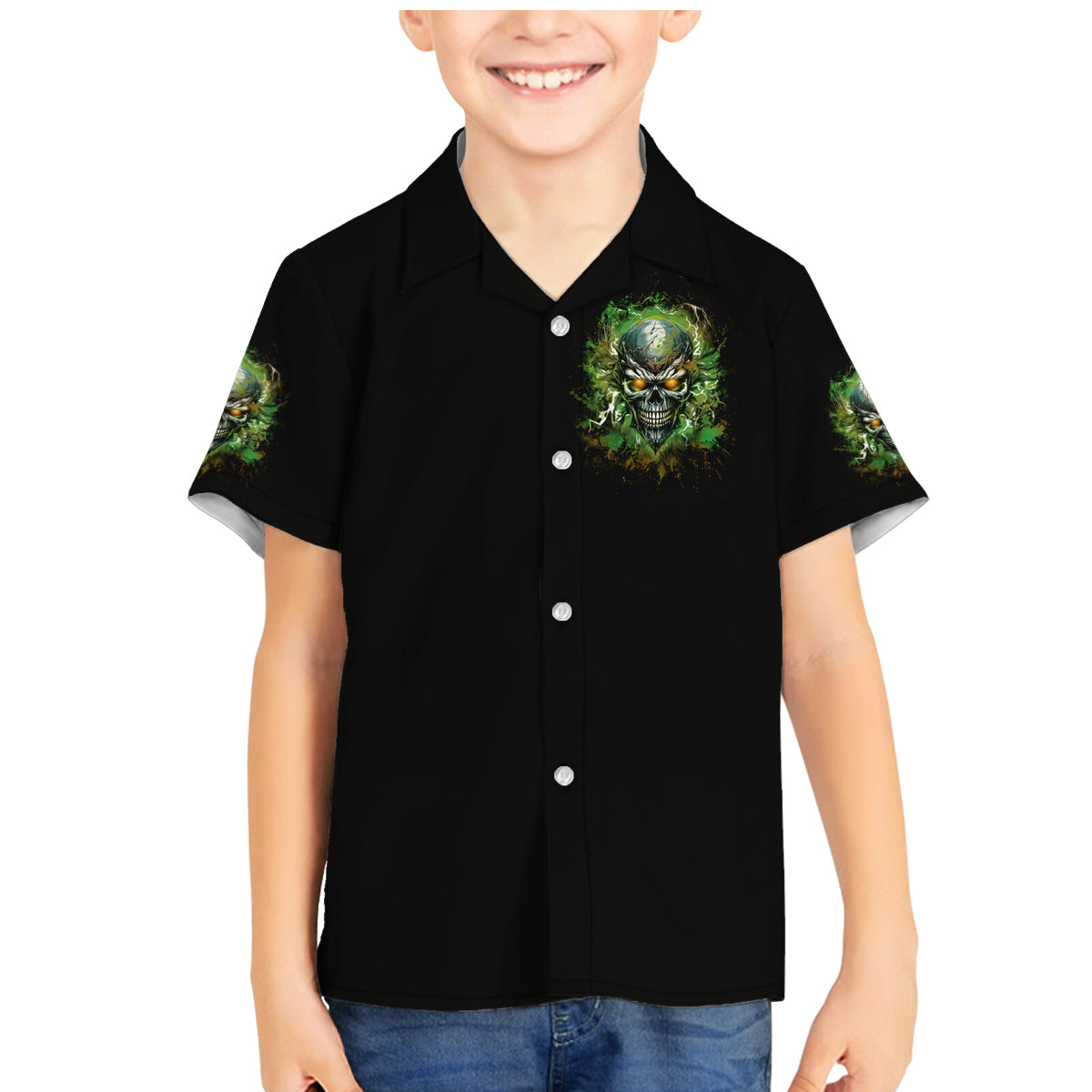 Old Skull Family Matching Mermaid Dress and Hawaiian Shirt I Stopped Fighting My Inner Demons We On The Same Side Now - Wonder Print Shop