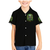 Old Skull Family Matching Mermaid Dress and Hawaiian Shirt I Stopped Fighting My Inner Demons We On The Same Side Now - Wonder Print Shop