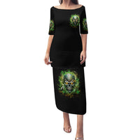 Old Skull Family Matching Puletasi and Hawaiian Shirt I Stopped Fighting My Inner Demons We On The Same Side Now - Wonder Print Shop