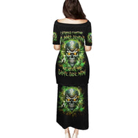 Old Skull Puletasi I Stopped Fighting My Inner Demons We On The Same Side Now - Wonder Print Shop