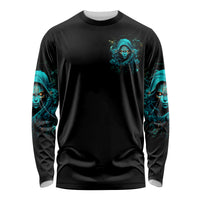 Lady Skull Long Sleeve Shirt Iam A Good Person But Don't Give Me Are To Show My Evil Side - Wonder Print Shop