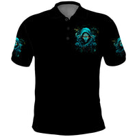 Lady Skull Polo Shirt Iam A Good Person But Don't Give Me Are To Show My Evil Side - Wonder Print Shop