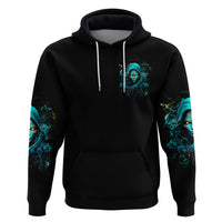 Lady Skull Zip Hoodie Iam A Good Person But Don't Give Me Are To Show My Evil Side - Wonder Print Shop