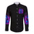 Flame Skull Long Sleeve Button Shirt The Good Girl In Me Got Tired Of The Bullshit - Wonder Print Shop