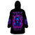 Flame Skull Wearable Blanket Hoodie The Good Girl In Me Got Tired Of The Bullshit - Wonder Print Shop