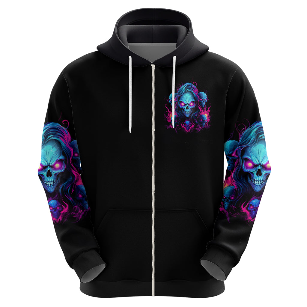 Lady Skull Hoodie Stand For What You Believe In Even If It Means Standing Alone - Wonder Print Shop