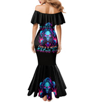 Lady Skull Mermaid Dress Stand For What You Believe In Even If It Means Standing Alone - Wonder Print Shop