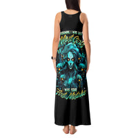 Lady Skull Tank Maxi Dress Assuming I Was Like Most Girls Was Your First Mistake - Wonder Print Shop