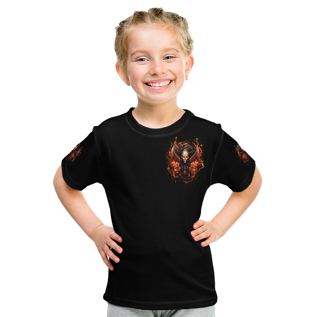 Angel Skull Kid T Shirt Sometimes An Angel Sometimes A Hellrasier - Wonder Print Shop