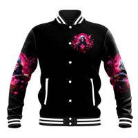 Rose Skull Baseball Jacket I Hold A Beast An Angel And A Crazy Lady In Me - Wonder Print Shop