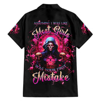 Rose Skull Family Matching Off Shoulder Maxi Dress and Hawaiian Shirt I Hold A Beast An Angel And A Crazy Lady In Me - Wonder Print Shop