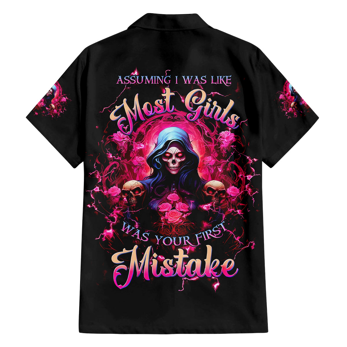 Rose Skull Family Matching Summer Maxi Dress and Hawaiian Shirt I Hold A Beast An Angel And A Crazy Lady In Me - Wonder Print Shop