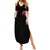 Rose Skull Summer Maxi Dress I Hold A Beast An Angel And A Crazy Lady In Me - Wonder Print Shop