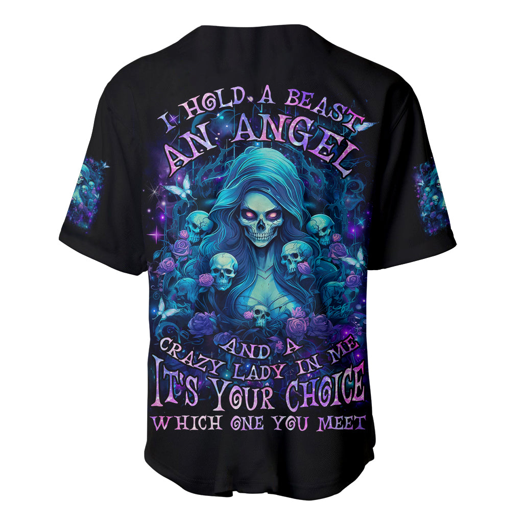 Flame Skull Baseball Jersey If You Kick Me When I'm Down You Better Pray I Don't Get Up - Wonder Print Shop