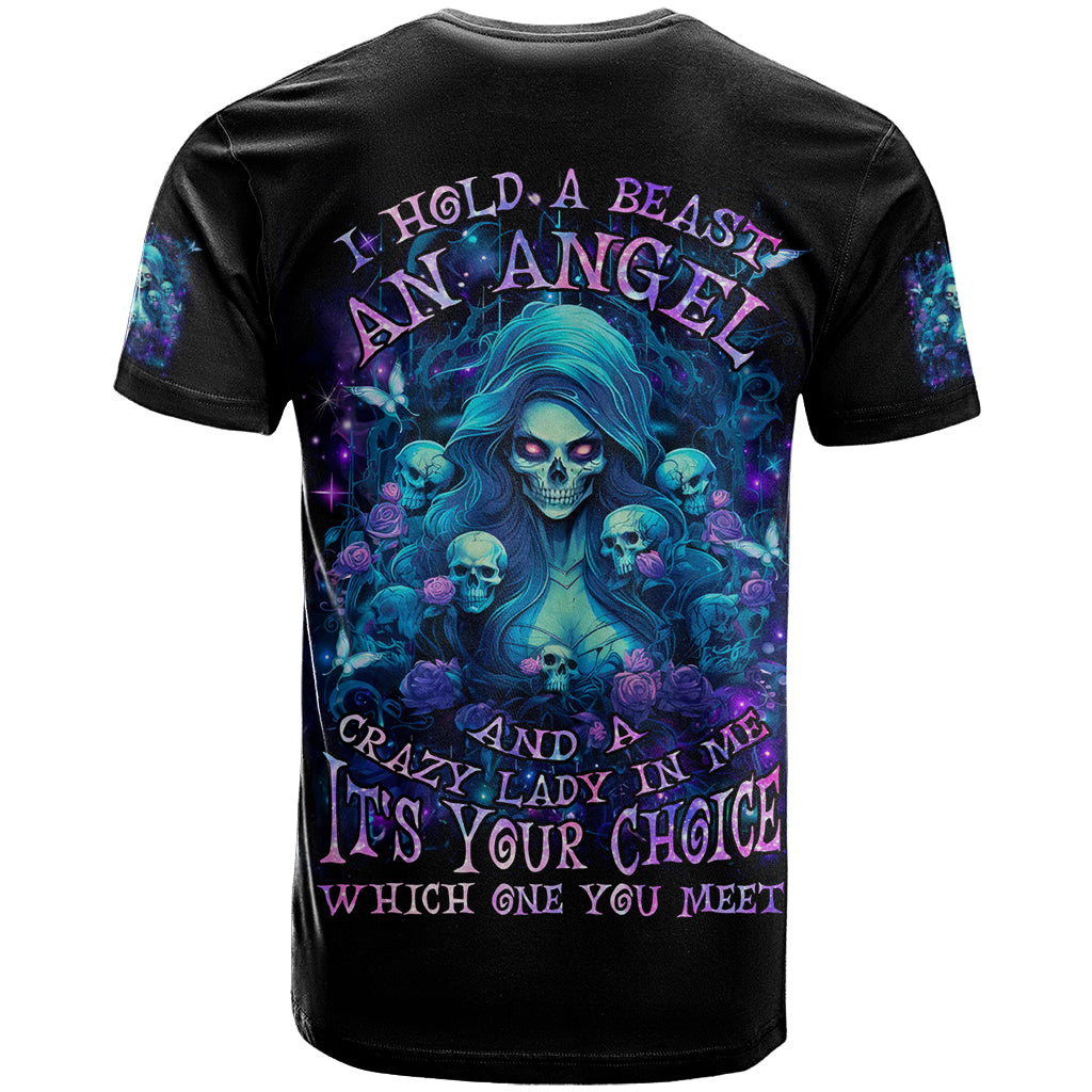 Flame Skull T Shirt If You Kick Me When I'm Down You Better Pray I Don't Get Up - Wonder Print Shop