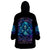 Flame Skull Wearable Blanket Hoodie If You Kick Me When I'm Down You Better Pray I Don't Get Up - Wonder Print Shop