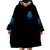 Flame Skull Wearable Blanket Hoodie If You Kick Me When I'm Down You Better Pray I Don't Get Up - Wonder Print Shop