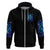 Flame Skull Zip Hoodie If You Kick Me When I'm Down You Better Pray I Don't Get Up - Wonder Print Shop