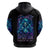 Flame Skull Zip Hoodie If You Kick Me When I'm Down You Better Pray I Don't Get Up - Wonder Print Shop
