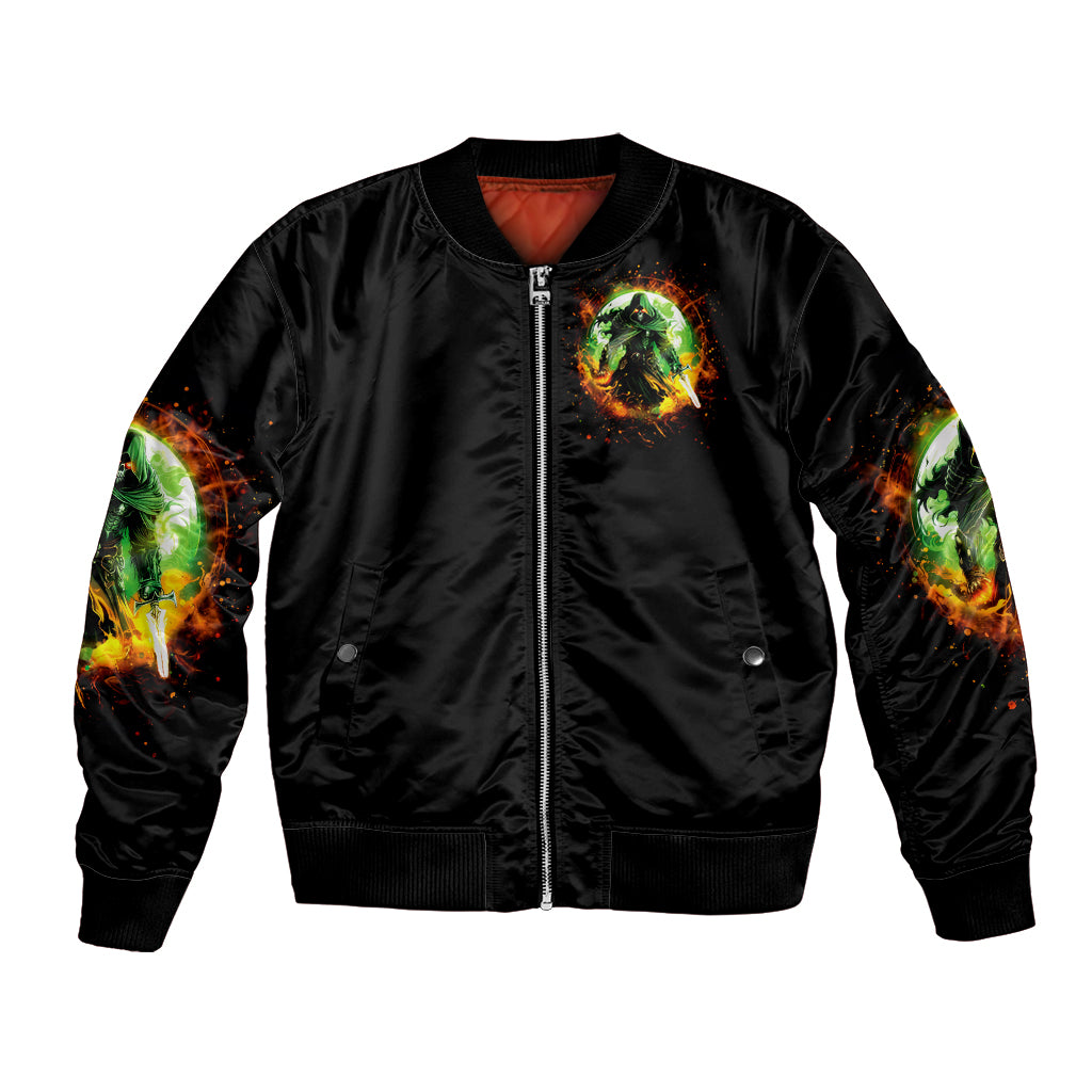 Fairy Skull Bomber Jacket In My Next Life I Want To Be The Karme Fairy - Wonder Print Shop
